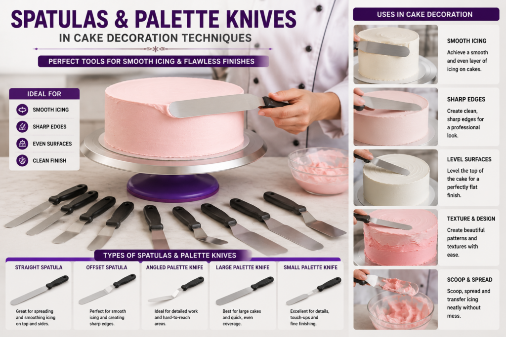 Tools and Equipment Used in Cake Decoration Knives - Cake Decoration